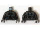 Torso Armor Robot with Blue and Light Bluish Gray Pattern / Pearl Dark Gray Arms / Dark Bluish Gray Hands, 973pb1925c01  