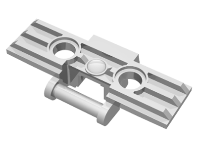 Technic, Link Tread Wide with 2 Pin Holes, 57518 Metallic Silver U