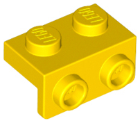 Деталь Lego Скоба Bracket 1 x 2 - 1 x 2 99781 Yellow N