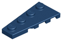 Wedge, Plate 4 x 2 Left, 41770 Dark Blue N