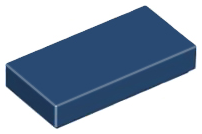 Tile 1 x 2, 3069 Dark Blue N