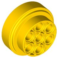 Wheel 31mm D. x 15mm Technic, 60208 Yellow N