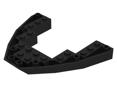 Boat, Bow Brick 8 x 10 x 1, 2622 Black U