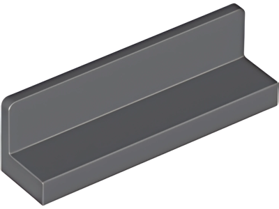 Деталь LEGO  Lego Panel 1 x 4 x 1 30413 (15207, 35255, 43337) Dark Bluish Gray U