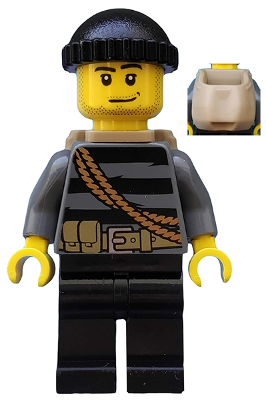 Минифигурка Lego Police - City Burglart cty0501 U