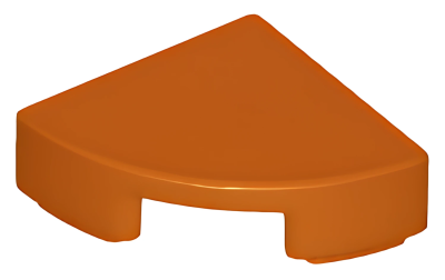 Деталь LEGO Lego Tile, Round 1 x 1 Quarter 25269 6228968)  Dark Orange U