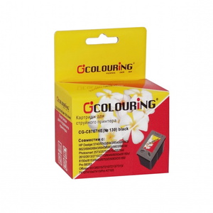 Картридж Colouring CG-C8767HE-Bk для HP, Black