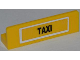 Panel 1 x 4 x 1 with Black 'TAXI' in White Rectangle Pattern (Sticker) - Set 7937, 30413pb030  