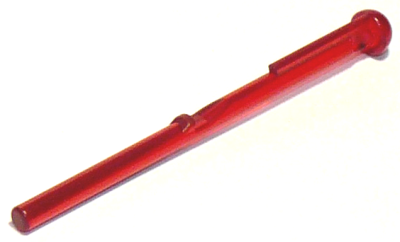 Projectile Arrow, Bar 8L with Round End (Spring Shooter Dart), 15303 Trans-Red U