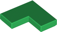 Tile 2 x 2 Corner, 14719 Green N