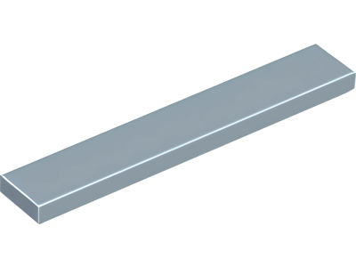 Деталь LEGO Tile 1 x 6 6636 (6262030) Sand blue U