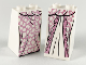 Slope 75 2 x 2 x 3 - Solid Studs with Metallic Pink Dress and White Spots Pattern, 3684cpb025  