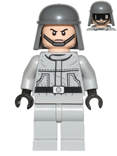 Минифигурка Lego Star Wars Imperial AT-ST Pilot / Driver (Plain Helmet, Dual Sided Head) sw0401