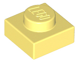 Plate 1 x 1, 3024 Bright Light Yellow N