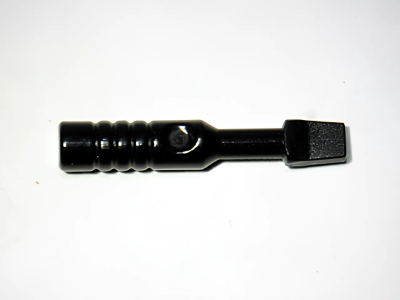 Деталь LEGO Отвертка Lego 11402a Minifigure, Utensil Tool Screwdriver - Wide Head - 3-Rib Handle U Black