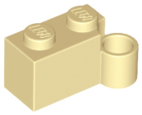 Hinge Brick 1 x 4 Swivel Base, 3831 Tan U