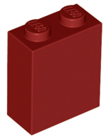 Деталь Lego Brick 1 x 2 x 2 with Inside Stud Holder 3245c Dark Red U