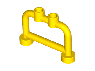 Деталь Lego Bar 1 x 4 x 2 with Studs 4083 Yellow N