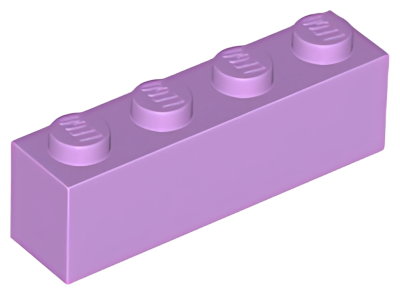 Кирпич LEGO Brick 1 x 4 3010 (6146) Medium Lavender U