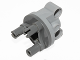 Technic, Steering Axle with 2 Pin Holes with Dark Bluish Gray Wheel Hub 3 Pins Round (11950 / 92909), 11950c01  