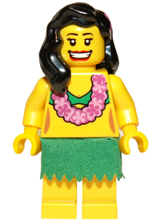 Минифигурка LEGO Hula Dancer, Series 3 col033