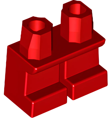 Деталь LEGO Короткие ноги Lego Legs Short 41879 (90380) Red N