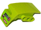 Technic, Panel Car Mudguard Right with 'NITRO', 'LOOK OUT' and 'GIRBON' Pattern (Sticker) - Set 42037, 61070pb010  