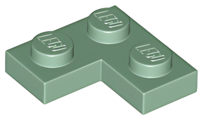 Деталь LEGO Plate 2 x 2 Corner 2420 Sand Green U