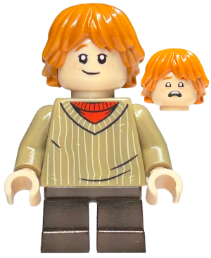 Минифигурка Lego Harry Potter Ron Weasley - Dark Tan Sweater hp142