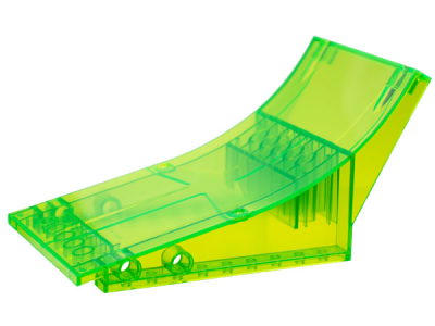 Sports Stuntz Loop Ramp Base, 77822 Trans-Bright Green U