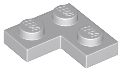 Деталь LEGO Plate 2 x 2 Corner 2420 Light Bluish Gray U
