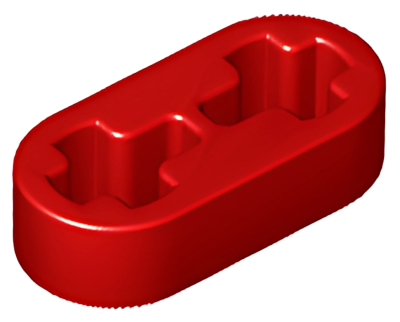 Деталь LEGO Technic, Liftarm Thin 1 x 2 - Axle Holes 41677 Red N