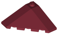 Wedge 4 x 4 (Slope 18 Corner), 43708 Dark Red U