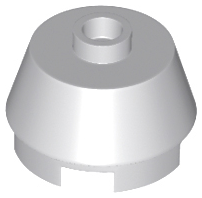 Деталь LEGO Конус Lego Cone 2 x 2 Truncated 98100 Light Bluish Gray U