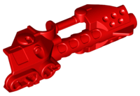 Hero Factory Weapon, Zamor Sphere Launcher Top Half with Barrel and Sight, 98563 Red U