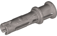 Technic, Pin 3L with Friction Ridges and Stop Bush, 32054 Flat Silver N
