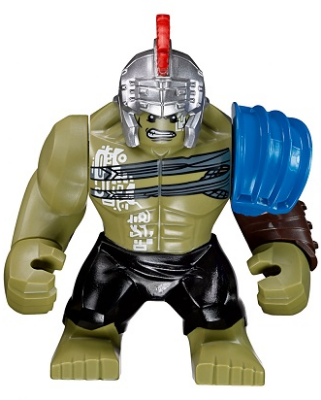 Минифигурка Lego Super Heroes Hulk with Silver Helmet and Black Pants sh413