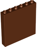 Panel 1 x 6 x 5, 59349 Reddish Brown U