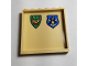 Panel 1 x 6 x 5 with Coat of Arms Durmstrang Stag and Beauxbatons Crest Pattern on Inside (Stickers) - Set 75946, 59349pb190  