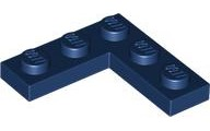 Plate 3 x 3 Corner, 77844 Dark Blue U