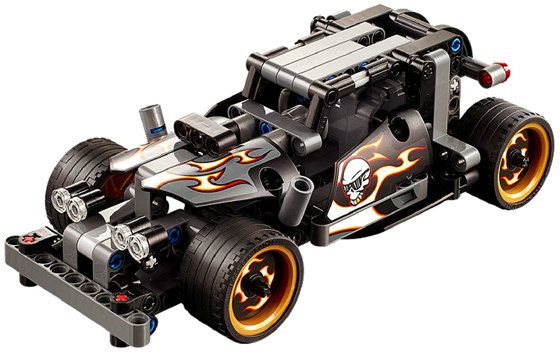 Конструктор LEGO Technic 42046 Гоночный автомобиль для побега Used