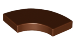 Tile, Round Corner 2 x 2 Macaroni, 27925 Reddish Brown N