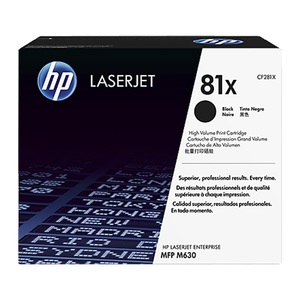 Картридж HP 81X Black черный HP LaserJet Enterprise M630Z, M630DN, M630F, M630H оригинальный CF281X