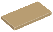 Tile 2 x 4, 87079 Dark Tan N
