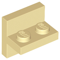 Деталь Lego Скоба Bracket 2 x 2 - 1 x 2 Centered 41682 Tan U