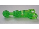 Hero Factory Arm / Leg with Ball Joint on Axle and Ball Socket and Pin Hole 90608 Trans-Bright Green U