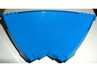 Sports Arena Section / Skateboard Ramp Corner, 43086 Blue U