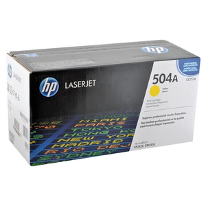 Картридж HP CE252A 504A Yellow желтый оригинальный Color LaserJet CP3525dn, CP3525n, CP3525x, CM3530, CM3530fs