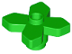 Plant Flower 2 x 2 Leaves - Angular, 4727  