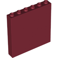 Panel 1 x 6 x 5, 59349 Dark Red U